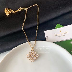 Kate Spade necklace gold crystal necklace